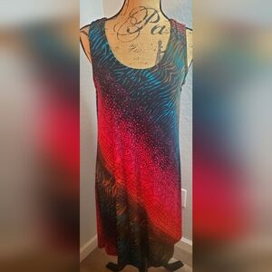 Colorful Sleeveless Dress